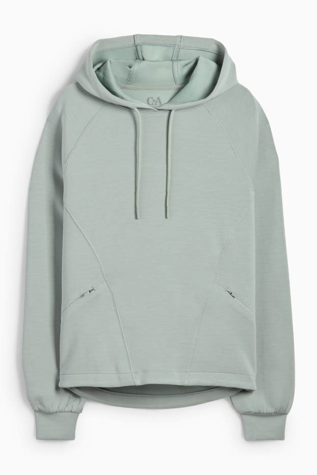 Femei - Hanorac sport - yoga - verde deschis