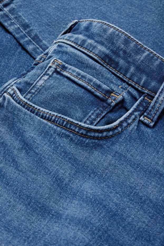 Bărbați - Straight jeans - LYCRA® - denim-albastru