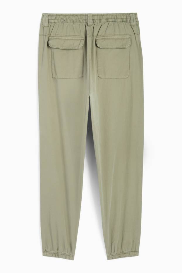 Bărbați - Pantaloni - loose fit - verde