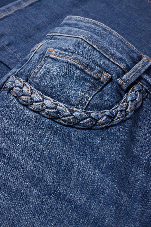 Femei - Bootcut jeans - talie înaltă - LYCRA® - denim-albastru