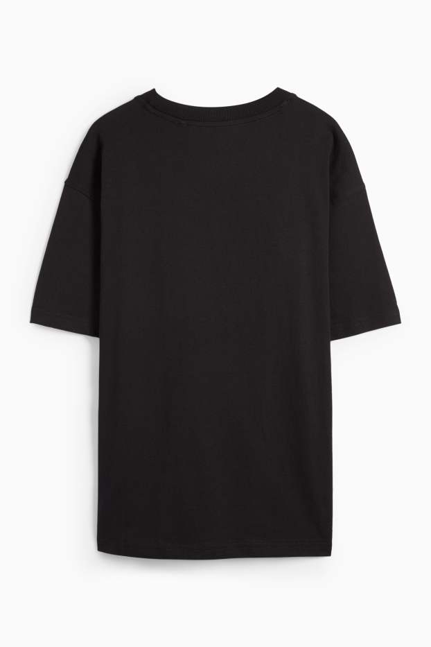 Copii - Băieți - Gaming - tricou cu mânecă scurtă cu motive de Crăciun - negru
