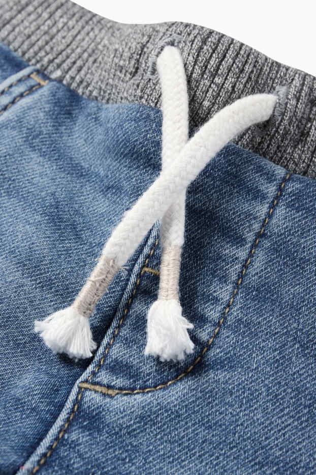Bebeluși - băieți - Jeans bebeluși - jeans termoizolanți - denim-albastru