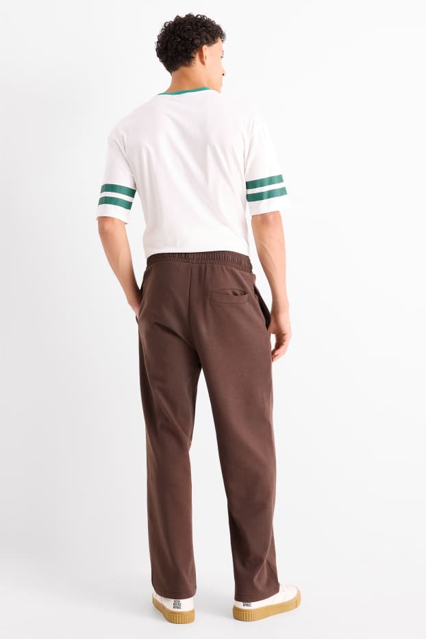 Bărbați - Pantaloni de trening - maro închis
