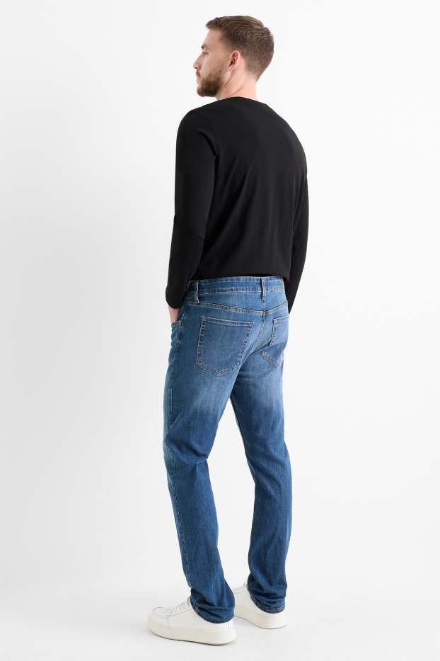 Bărbați - Slim jeans - LYCRA® - denim-albastru