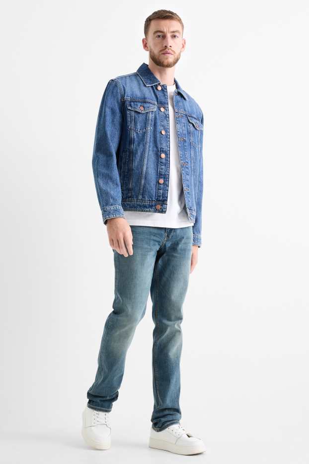 Bărbați - Slim jeans - LYCRA® - denim-albastru deschis