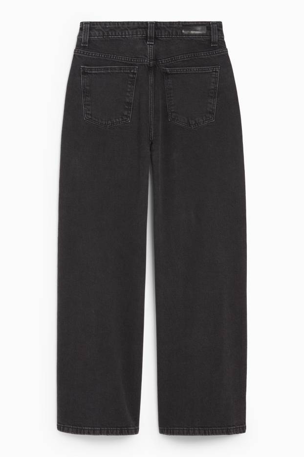 Copii - Fete - Wide leg jeans - denim-gri închis