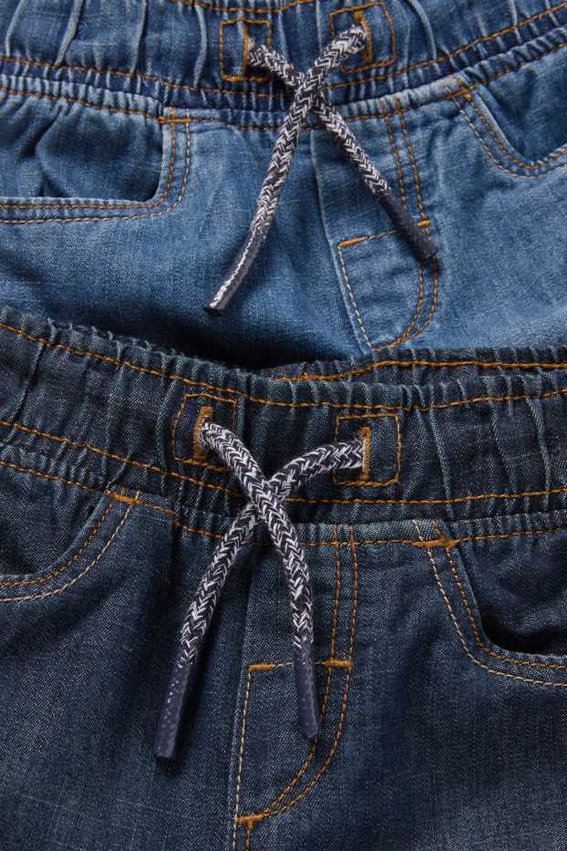 Copii - Băieți - Multipack 2 perechi - slim jeans - jeans termoizolanți - denim-albastru