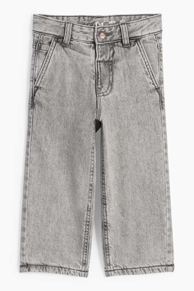 Copii - Băieți - Loose fit jeans - jeans termoizolanți - denim-gri deschis