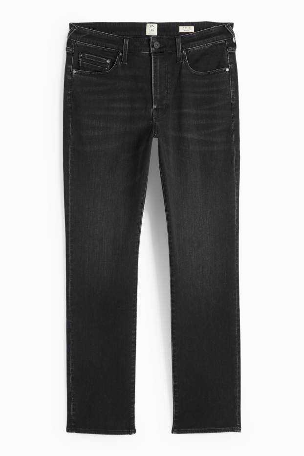 Bărbați - Straight jeans - jeans termoizolanți - LYCRA® - denim-gri închis