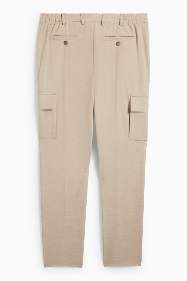 Bărbați - Pantaloni modulari - regular fit - Flex - bej