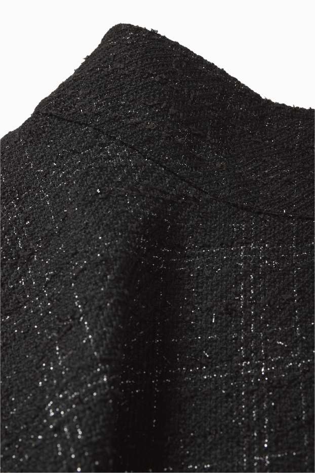 Copii - Fete - Fustă - în carouri - structurată - negru