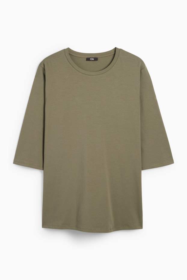 Femei - Tricou - LYCRA® - kaki