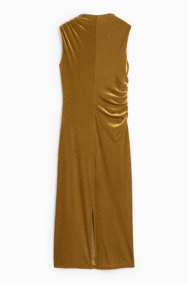 Femei - Rochie bodycon - galben muștar
