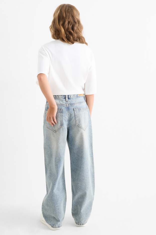 Copii - Fete - Skater jeans - denim-albastru deschis
