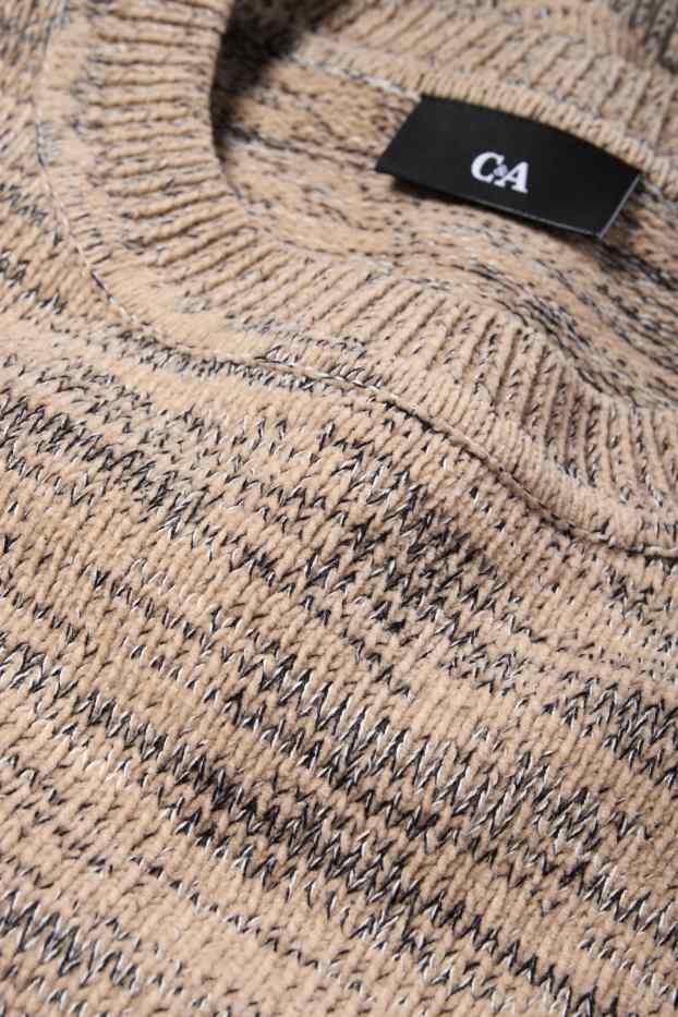 Men - Chenille jumper - beige