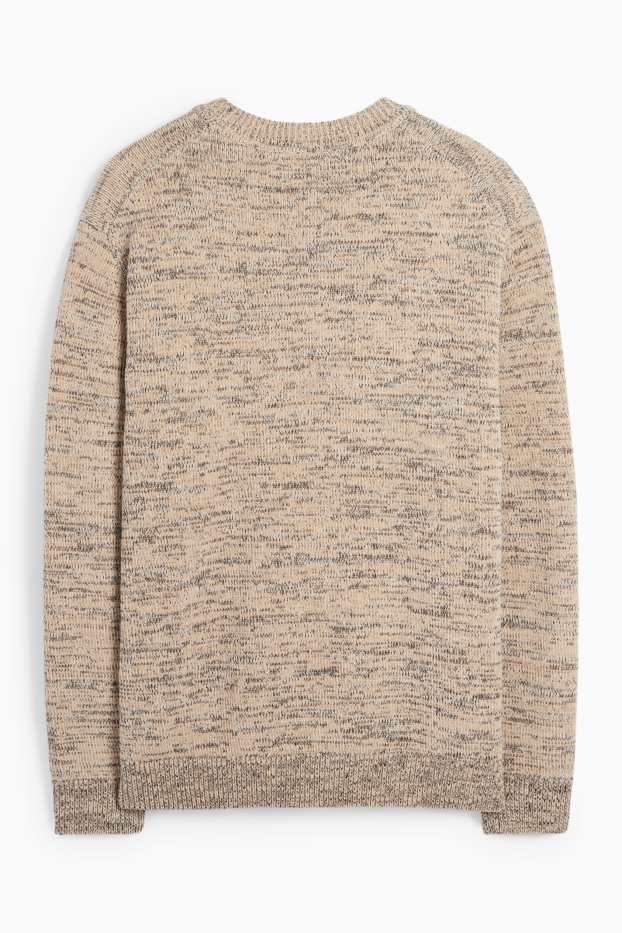 Men - Chenille jumper - beige