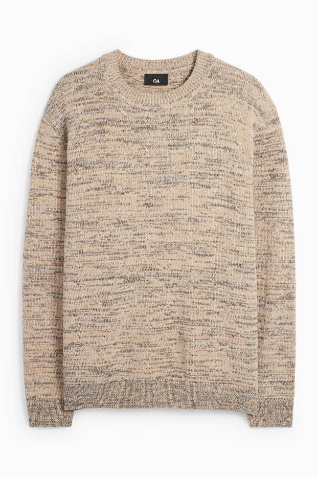 Men - Chenille jumper - beige