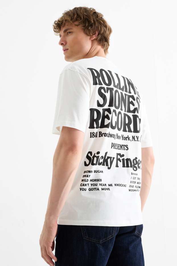 Bărbați - Tricou - relaxed fit - Rolling Stones - alb