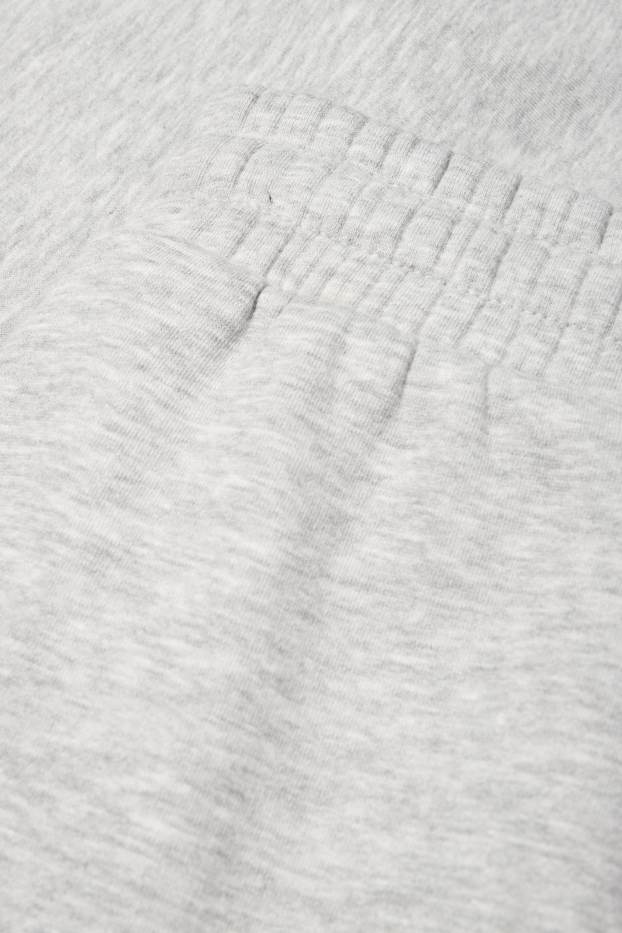 Bărbați - Pantaloni de trening - gri deschis melanj