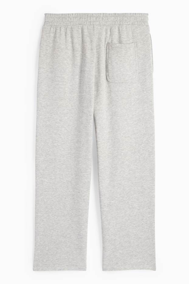 Bărbați - Pantaloni de trening - gri deschis melanj