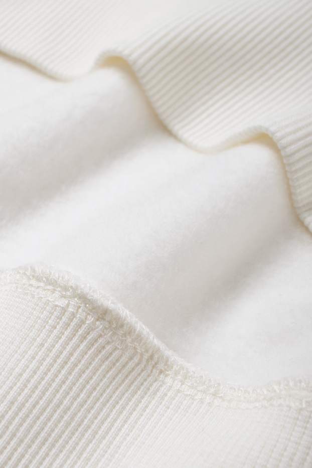 Kinder Buben - Hoodie - braun / cremeweiß