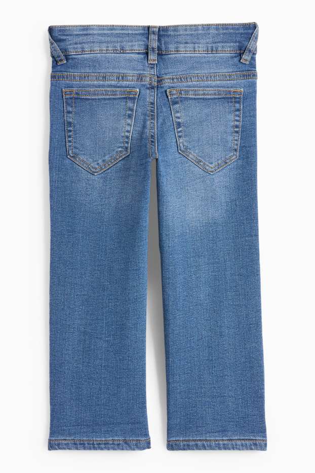 Copii - Băieți - Animale sălbatice - straight jeans - jeans termoizolanți - denim-albastru
