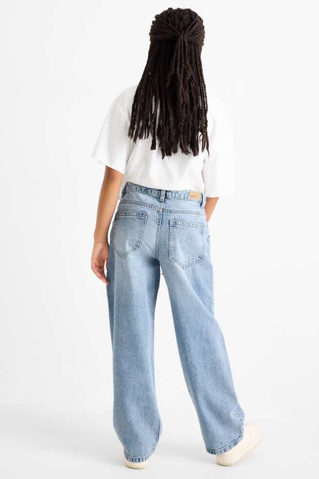 Copii - Fete - Skater jeans - denim-albastru deschis