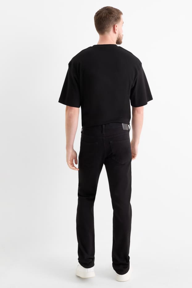 Bărbați - Straight jeans - LYCRA® - negru