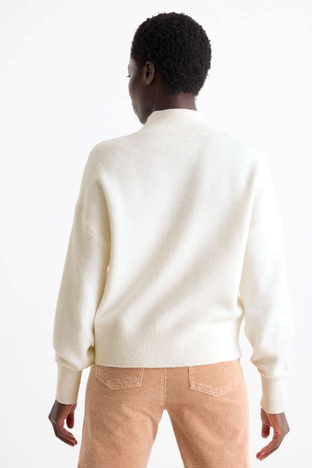 Damen - Pullover - weiß