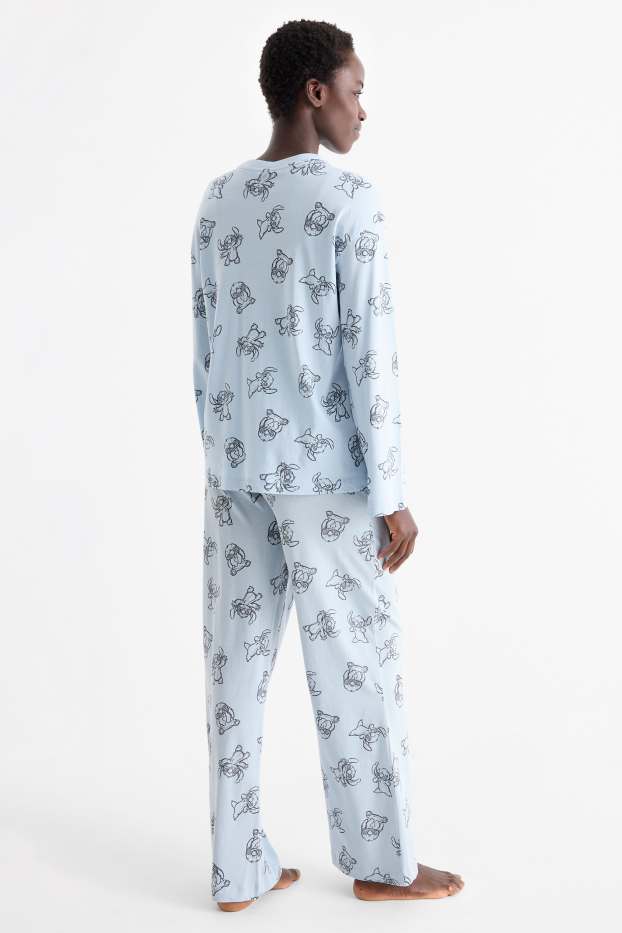 Femei - Pijama - Lilo & Stitch - albastru deschis