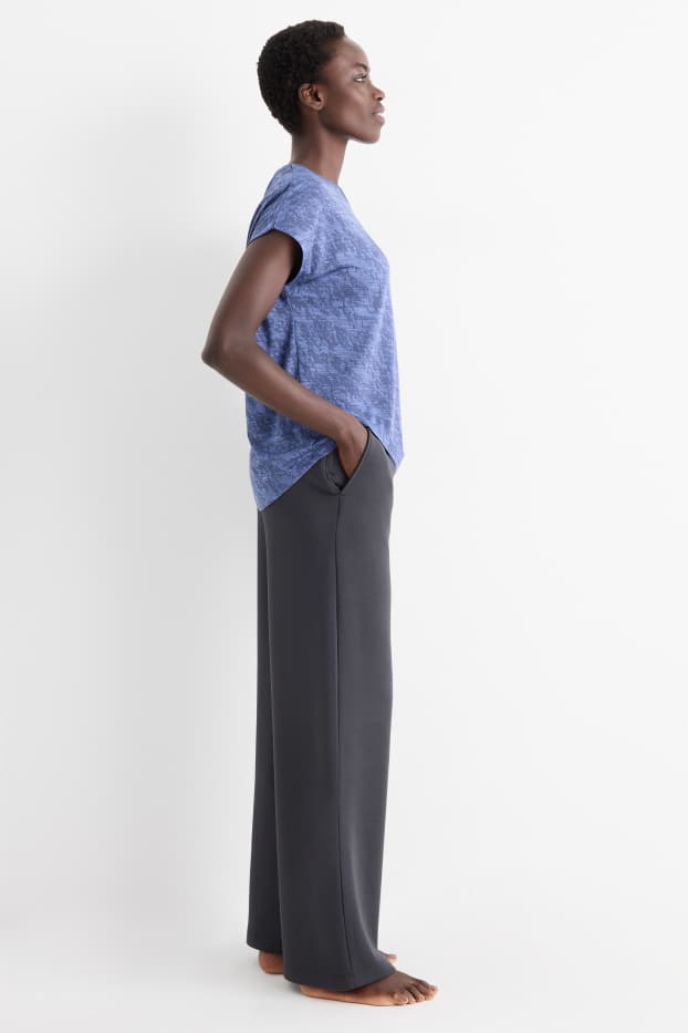 Femei - Pantaloni de sport - yoga - gri închis