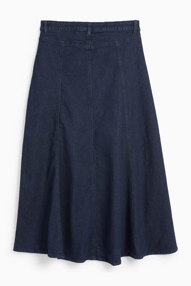 Femei - Fustă de blugi - denim-albastru închis