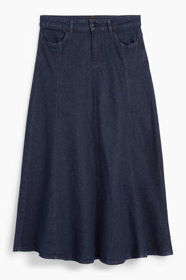 Femei - Fustă de blugi - denim-albastru închis