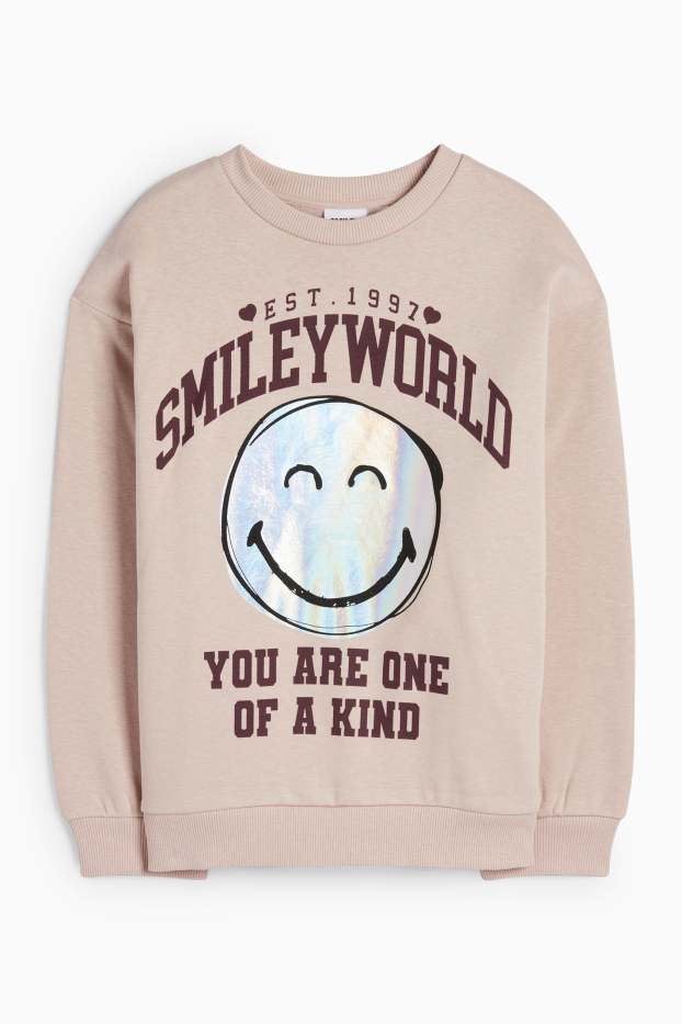 Copii - Fete - SmileyWorld® - bluză de molton - bej