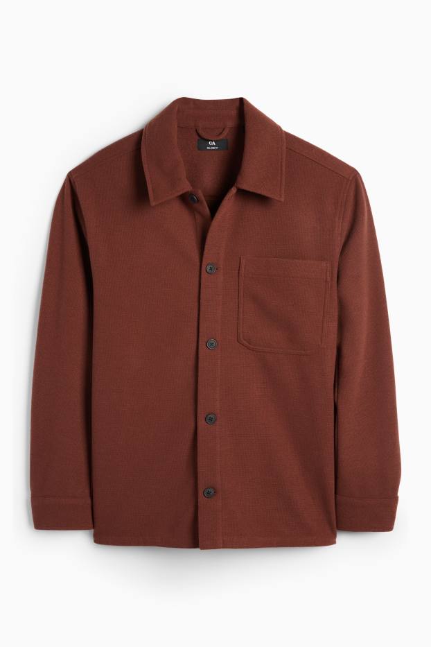 Herren - Hemd - Relaxed Fit - Kent - braun
