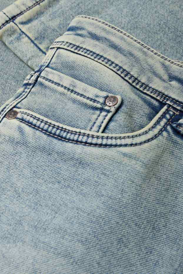 Copii - Băieți - Straight jeans - jeans termoizolanți - betelie extra îngustă - denim-albastru deschis