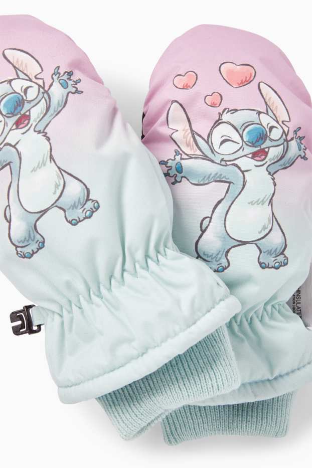 Copii - Fete - Lilo & Stitch - mănuși cu un deget - cu model - verde mentă