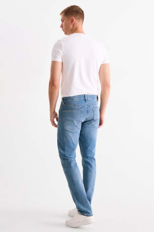 Bărbați - Slim tapered jeans - Flex jog denim - LYCRA® - denim-albastru deschis