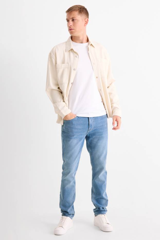 Bărbați - Slim tapered jeans - Flex jog denim - LYCRA® - denim-albastru deschis