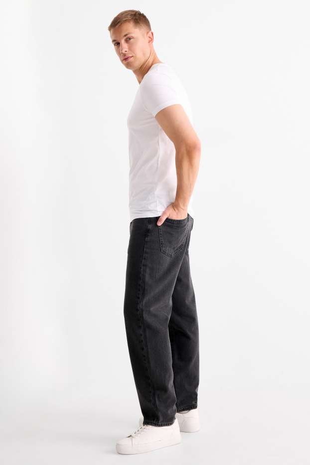 Herren - Barrel Jeans - dunkeljeansgrau