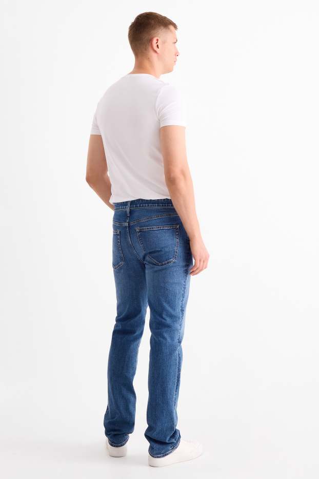 Bărbați - Straight jeans - LYCRA® - denim-albastru