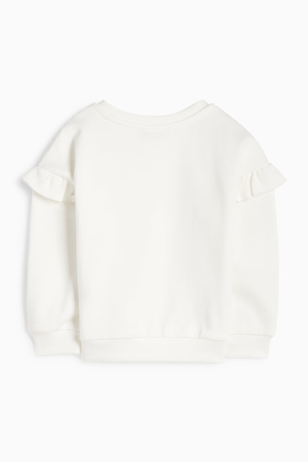 Children Girls - Fox - sweatshirt - white
