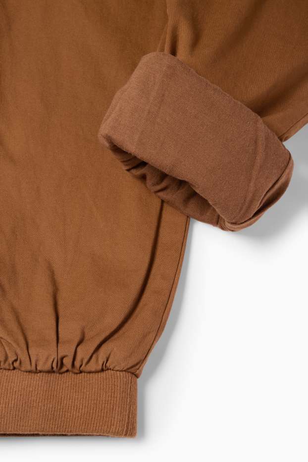 Copii - Băieți - Pantaloni cargo termoizolanți - maro