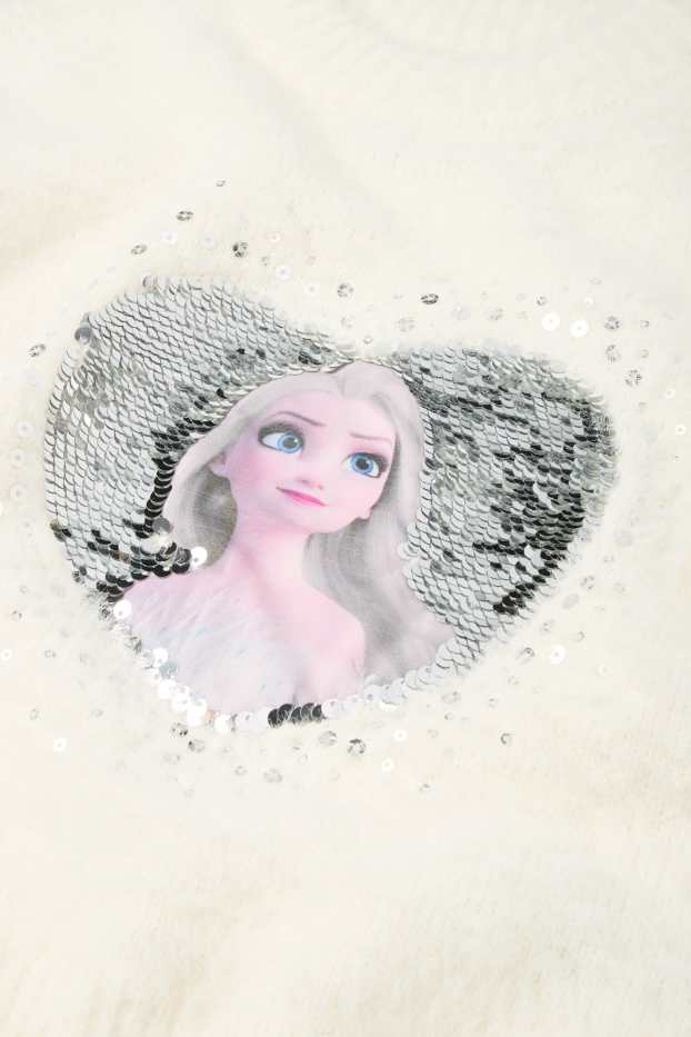 Copii - Fete - Frozen - pulover - alb-crem