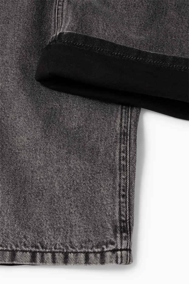 Copii - Băieți - Skater jeans - jeans termoizolanți - denim-gri