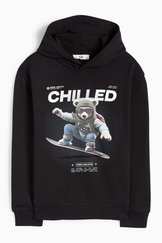 Copii - Băieți - Snowboard - hanorac - negru