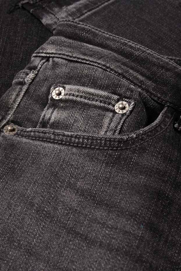 Femei - Skinny jeans - talie înaltă - fibră LYCRA® ADAPTIV - denim-gri