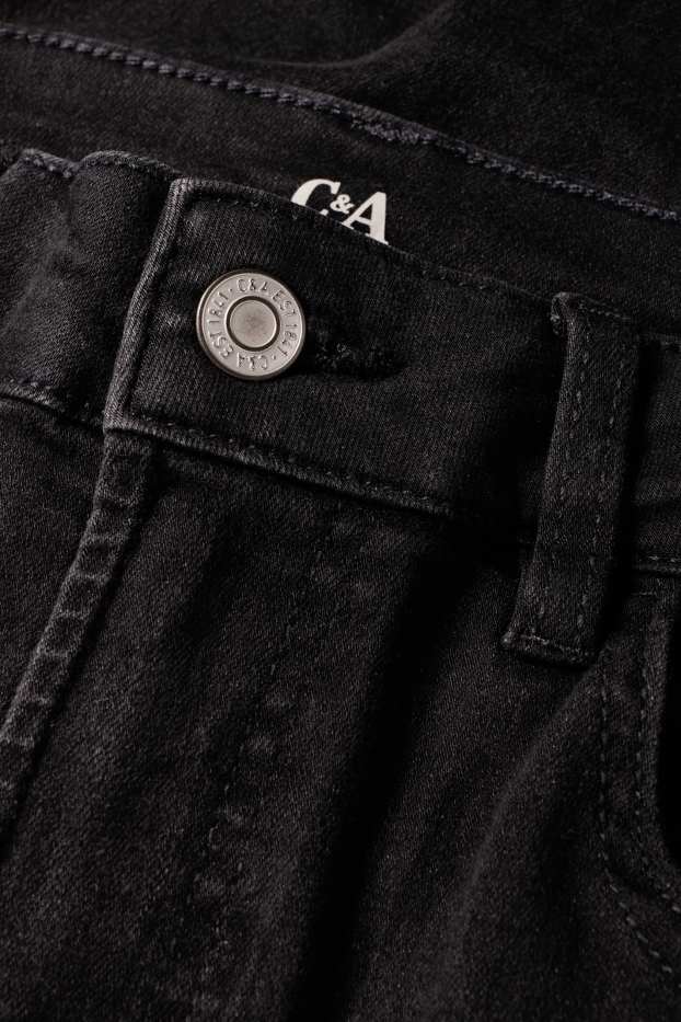 Femei - Slim jeans - talie înaltă - negru