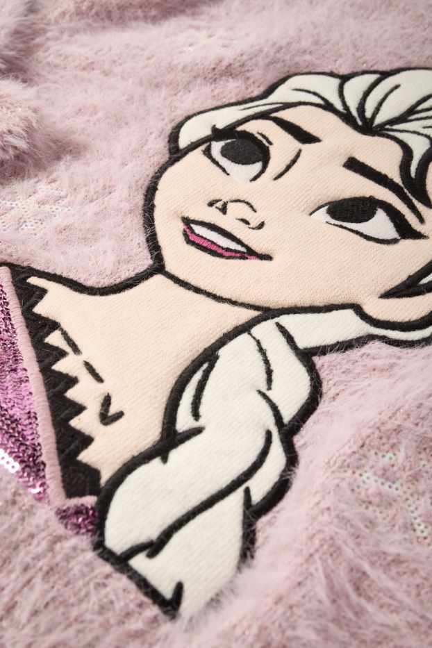 Copii - Fete - Frozen - pulover - violet deschis