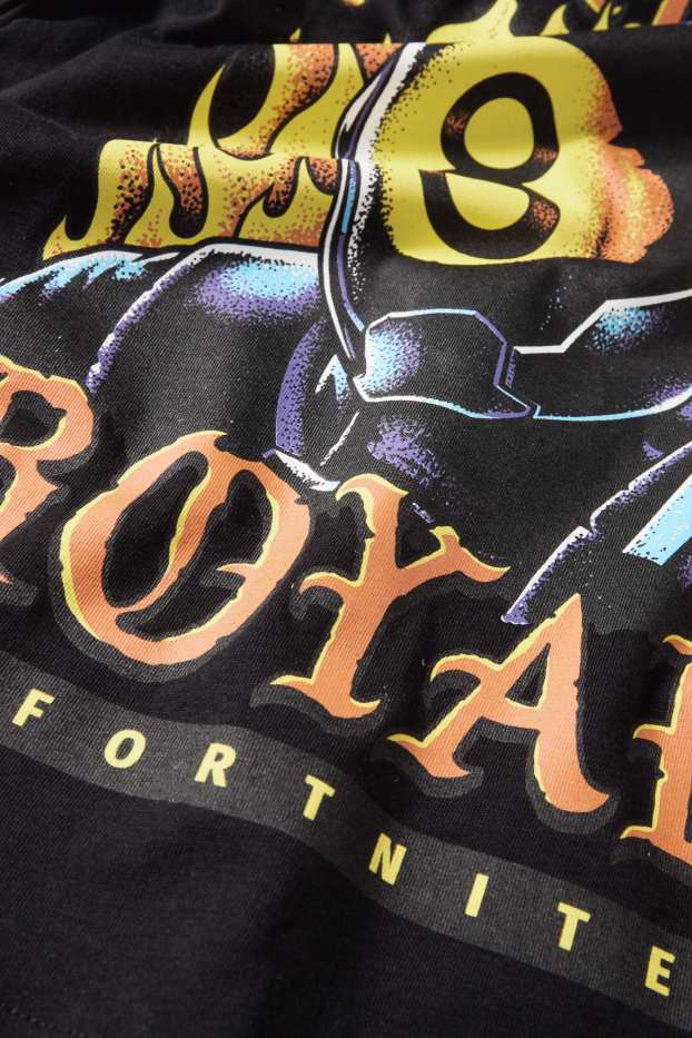 Copii - Băieți - Fortnite - tricou cu mânecă lungă - negru